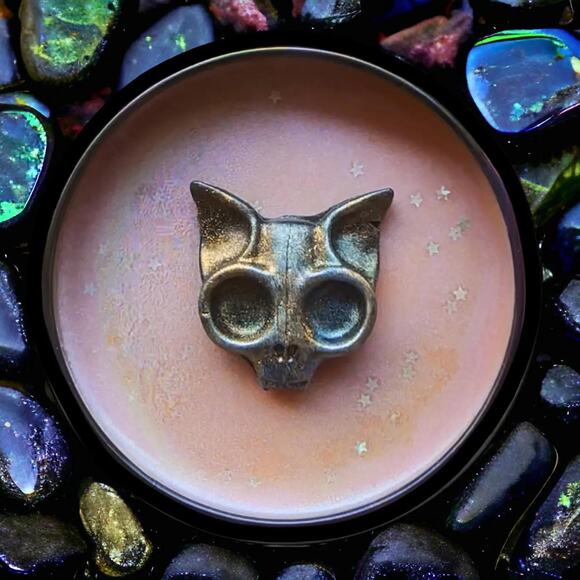 Sleepy Hollow Wickless Candle: Mahogany Pumpkin Scent - Picture 3 of 8